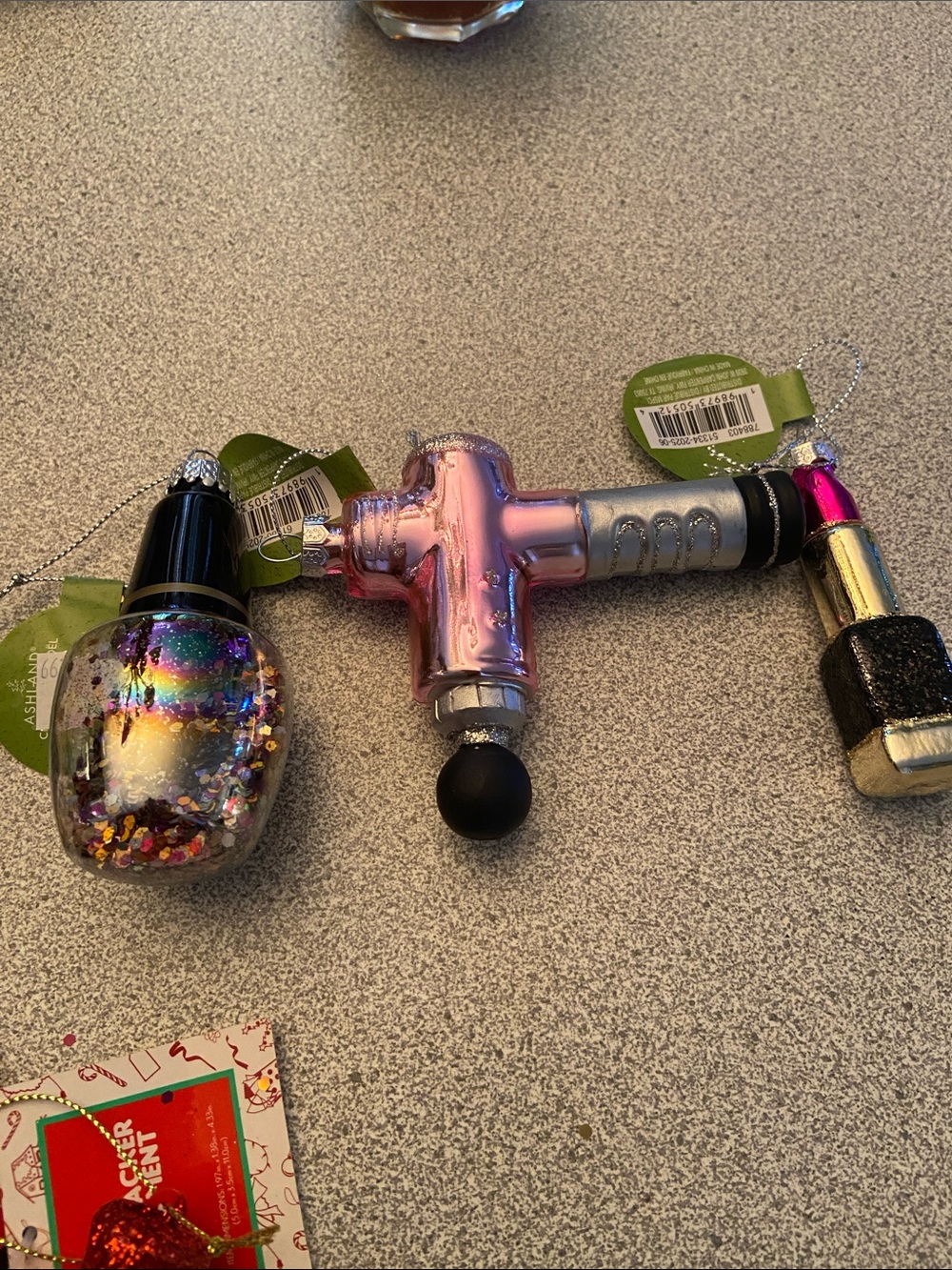 Beauty Set Ornament - Pink and Multicolor